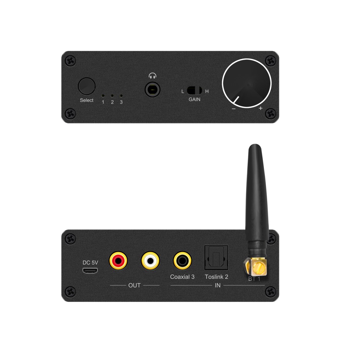 GV-BA01 DAC Headphone Amplifier with Bluetooth Receiver - Shenzhen Gaia ...