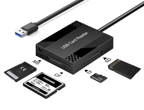 4-IN-1 USB 3.0 Card Reader